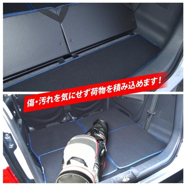 ハスラー 車中泊マット　MR31S MR41S、 ラゲッジルームカバー mrkikaku2_hg-49_4