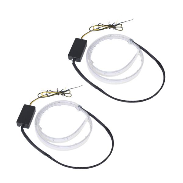 シーケンシャル 薄型シリコン 60cm シリコンチューブライト 2本セット Led テープライト Ledチューブ Diy カスタムパーツ デイライト Ledtp Stsq60 かりゆし730 通販 Yahoo ショッピング