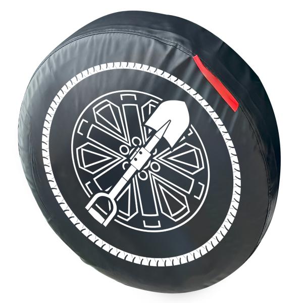 トヨタ旧ロゴ　ランドクルーザー　ロゴ入りスペアタイヤカバー ランドクルーザー ランクル 250 スペアタイヤカバー デザインA