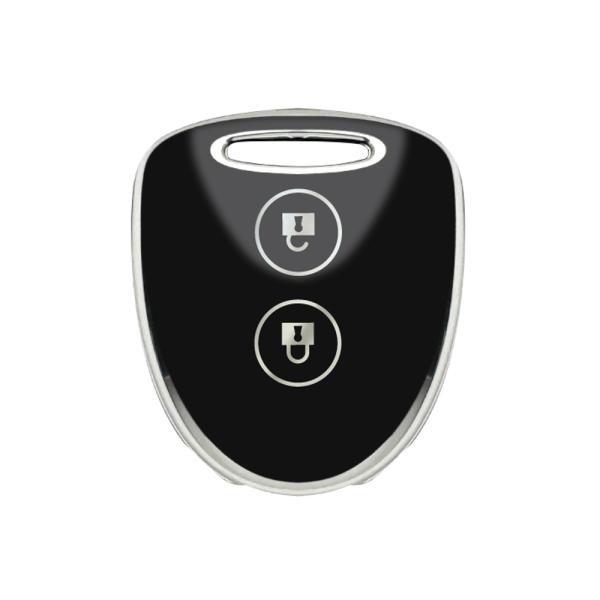 ダイハツ (OEM車含む) スマートキーケース スマートキーカバー TPU素材 ワイヤレスキー スマピタくん 車 鍵 プレゼント ギフト 納車記念 ブラック