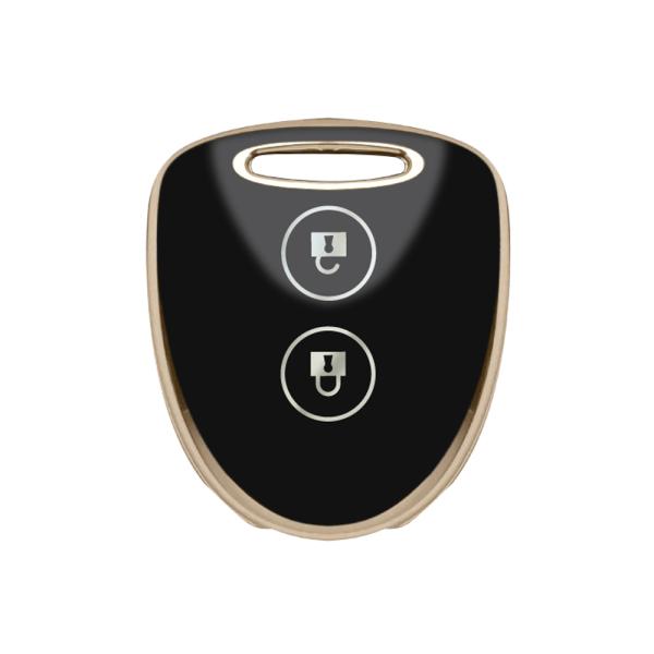 ダイハツ (OEM車含む) スマートキーケース スマートキーカバー TPU素材 ワイヤレスキー スマピタくん 車 鍵 プレゼント ギフト 納車記念 メタリックグ