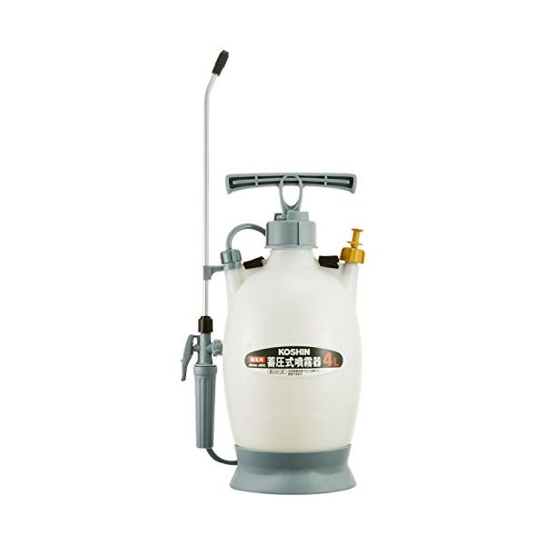 工進(KOSHIN) 蓄圧式 噴霧器 タンク 4L ミスターオート HS-401BT 1段 ノズル 継