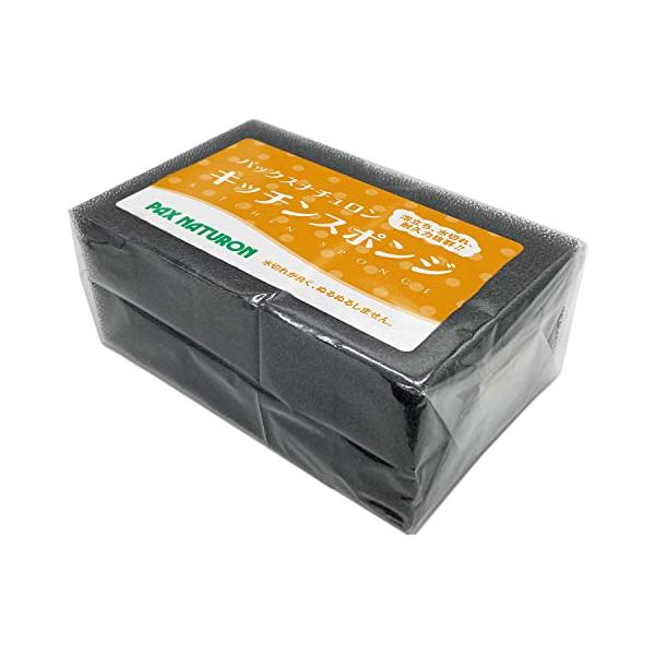 他サイト： 【まとめ買い】 太陽油脂 パックスナチュロン キッチンスポンジ ブラック×5個の商品画像