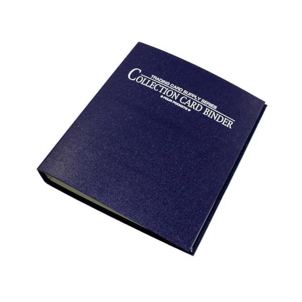 やのまん(Yanoman) コレクションカードバインダー 4ポケット ブルー