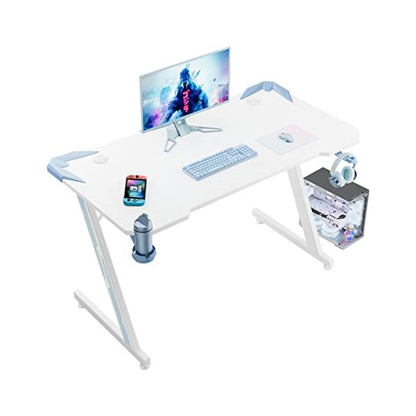 Victone ゲーミングデスク幅112cm*奥行60cm*高さ74.4cm パソコン