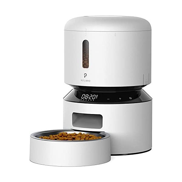 カラー：ホワイトスタイル：自動?【定時定量 健康給餌】：１日は24時の範囲で1-6回の給餌設定が可能！毎回で1-50のポーションを設定できます。規則正しい時間に、少量ずつ、小分けに与えられる設定に。ペットの肥満、朝の空腹による嘔吐を防止でき...