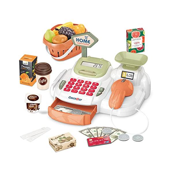PanKome 36点 おままごとセット レジスターおもちゃ お店屋さんごっこ 子ども レ