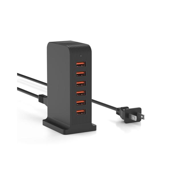 他サイト： VHBW USB コンセント 50W USB充電器 6ポート 10A 出力自動判別機能 タワー式 150の商品画像