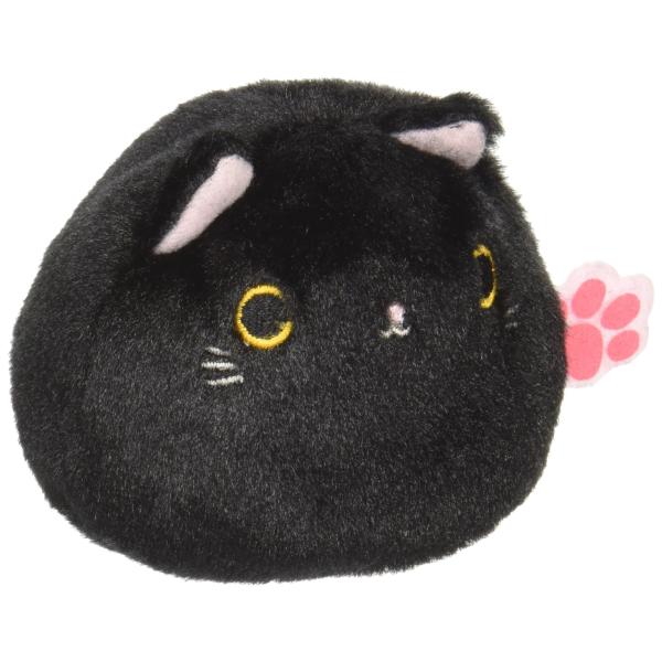 三英貿易 オリジナル ぬいぐるみ ねこだんご くろ W7.5×D6×H7cm