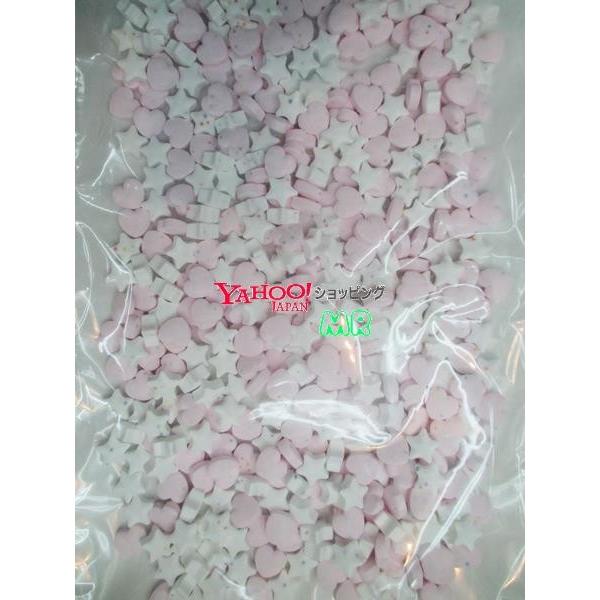 【メール便送料無料】YCおかし企画 ４５０グラム入りピンクハートラムネ＆スターラムネ×１袋