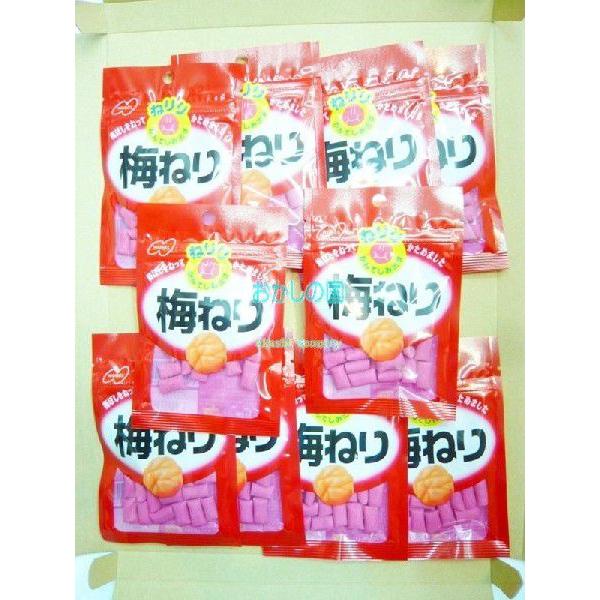 【メール便送料無料】YCノーベル製菓　２０ｇねりりうめねり×１０袋　　