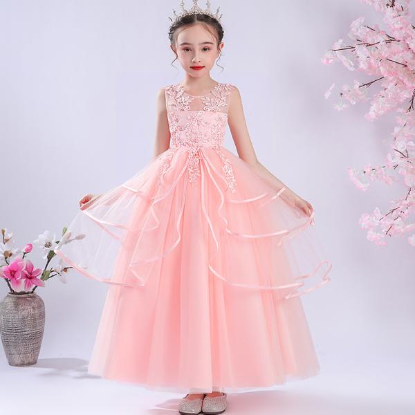 子供ドレス ピアノ発表会 ロング 結婚式 キッズ フォーマルドレス 子どもドレス ジュニアドレス 白 ホワイト ブルー ピンク 110 1 130 140 150 Buyee Servicio De Proxy Japones Buyee Compra En Japon