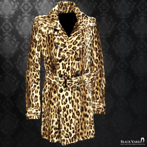 BLACK VARIA（ブラックバリア） トレンチコート ヒョウ 豹 レオパード