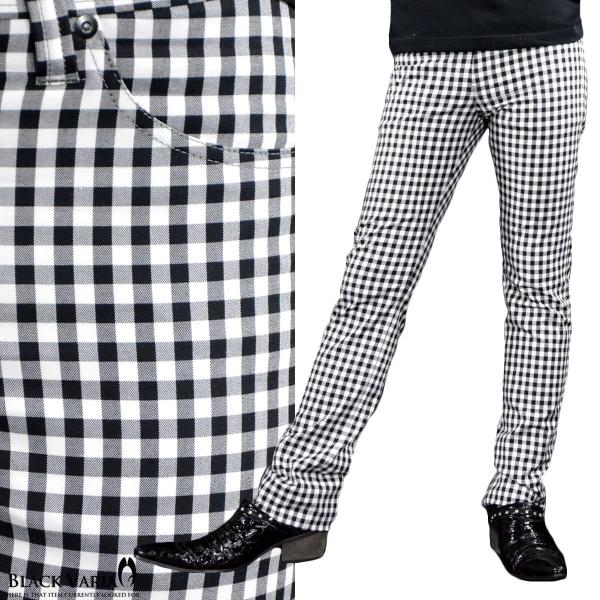 29サイズのみ Blackvaria パンツ ギンガムチェック ストレート メンズ 日本製 ストレッチ スリム チェック ボトムス ホワイト白ブラック黒 Buyee 日本代购平台 产品购物网站大全 Buyee一站式代购 Bot Online