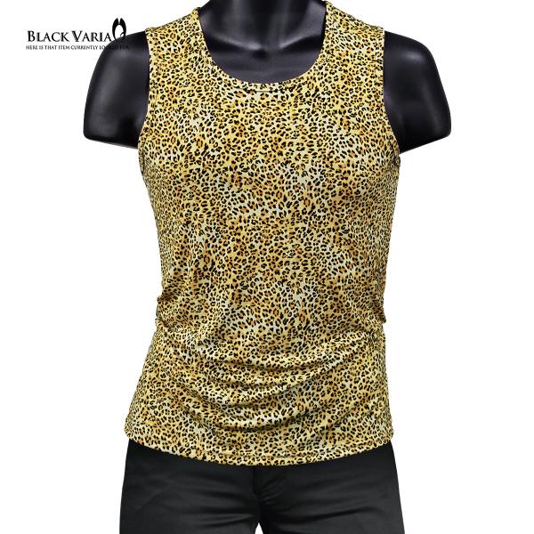 D&G ヒョウ柄タンクトップ BLACK VARIA（ブラックバリア） タンクトップ ヒョウ柄 豹柄