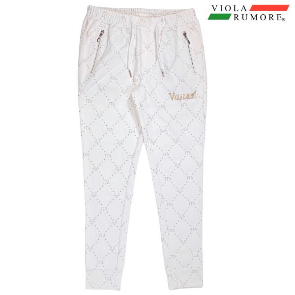 VIOLA rumore（ヴィオラ ルモーレ） ビオラ ロングパンツ ロゴ柄 総柄
