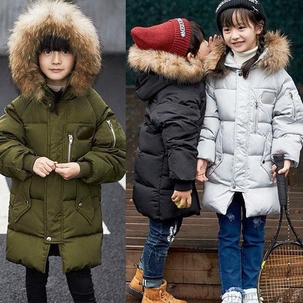 冬着 子供服 ダウンコート 可愛い キッズ ロングコート 女の子 アウター 男の子 コート女児 アウター ジャケット ファー部分 厚手 防寒服 スクール 暖かい Www Nlqp Com