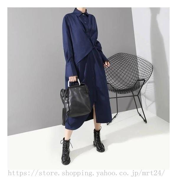 ロングワンピース 秋 コーデ 40代 長袖 大きいサイズ レディース シャツワンピース シャツワンピ 30代 冬 ワンピース ロング丈 マキシ丈 カジュアル 体型カバー ba1216a Xtmcg846 Mrt Shop 通販 Yahoo ショッピング