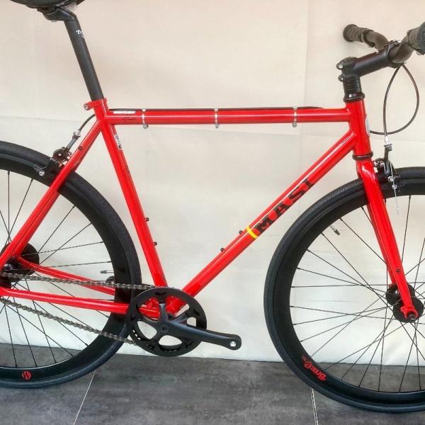 ピストバイク MASI FIXED UNO RISER (レッド) マジィ フィクスド ウノ ライザー / Gloss Rosso Red