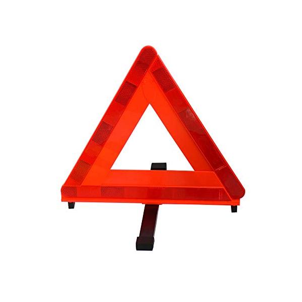 他サイト： エマーソンEmerson 車載用三角停止表示板 国家公安委員会認定品TSマーク 後続車が見やすい昼夜間兼用型 一般道や高速道路での停車中の事故防止・ 収の商品画像