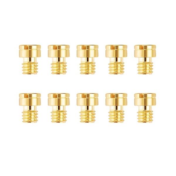 他サイト： Pronese メインジェット 10個セット 丸小5×6.7 バイク用 #75~#110 PC20 Jet set 10サイズセット キャブレターセッティングの商品画像