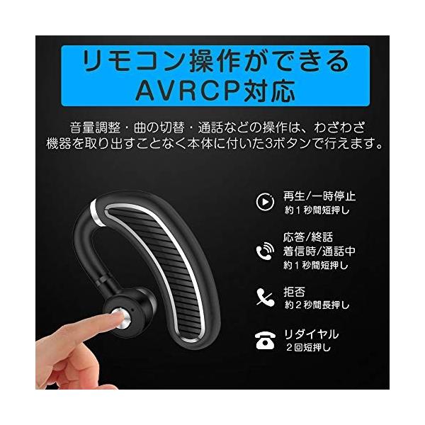 Bluetooth ヘッドセット ワイヤレス イヤホン 片耳 出色 ブルートゥースイヤホン 高音質 通話 左右耳兼用 ビジネス