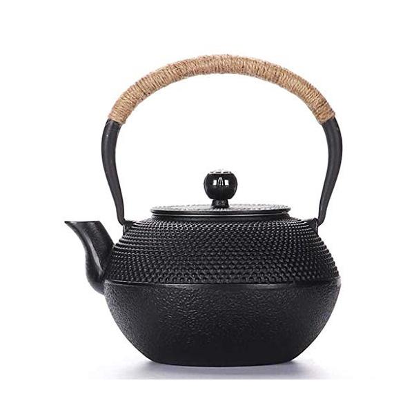 Hwagui 鉄瓶 1 2l 南部鉄器 急須 おしゃれ Ih 対応 鉄やかん 鉄分補給 鉄びん