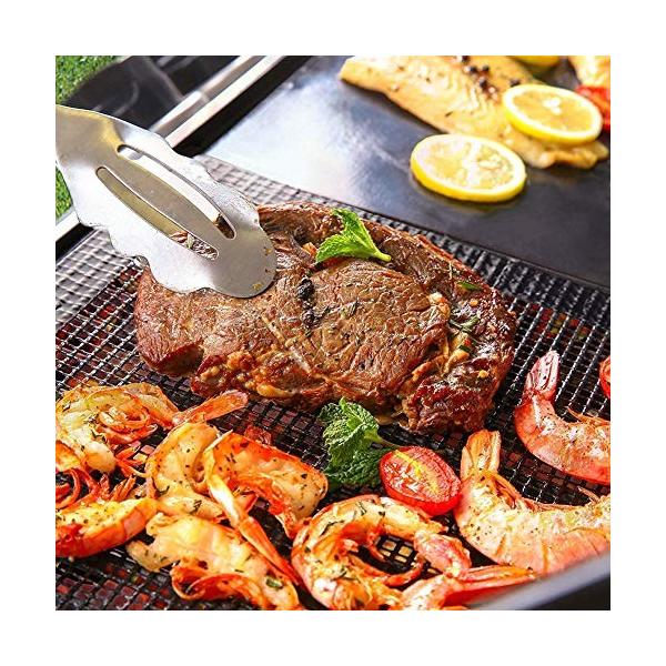 バーベキューマット 正規品新品未使用品 Herimo q網 焼き網 テフロングリルネット 焦げ付き防止 qグリルシート 超耐熱 再利用可能 40x33cm 料理用