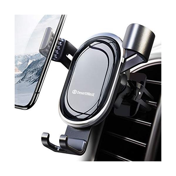 令和モデル Desertwest 車載ホルダー オートホールド式 スマホホルダー エアコン吹き出し口用 スマホほるだー 車 スマホスタンド 車用 携