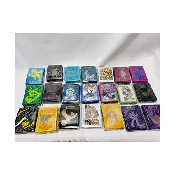 ランダムポケモンカードゲーム デッキシールド モデル 65個セット 海外限定 並行輸入品