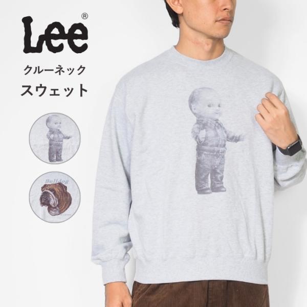 Lee（リー） トレーナー スウェット 裏毛 転写 プリント (LT3219