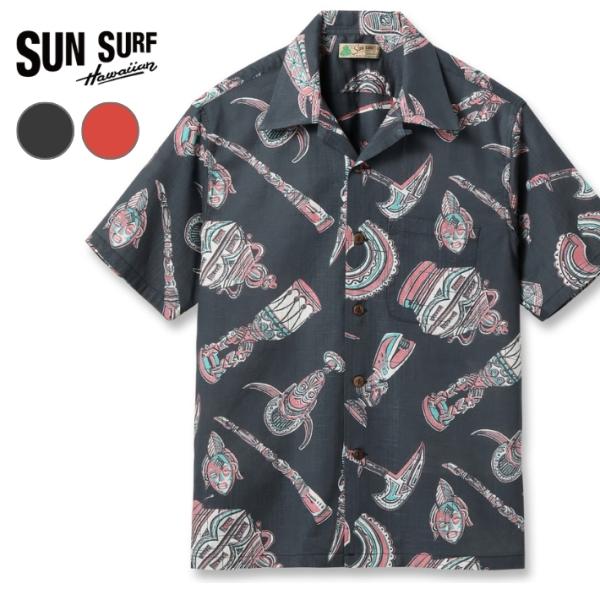 SUN SURF サンサーフ アロハシャツ 開襟シャツ 日本製 ネイティブ