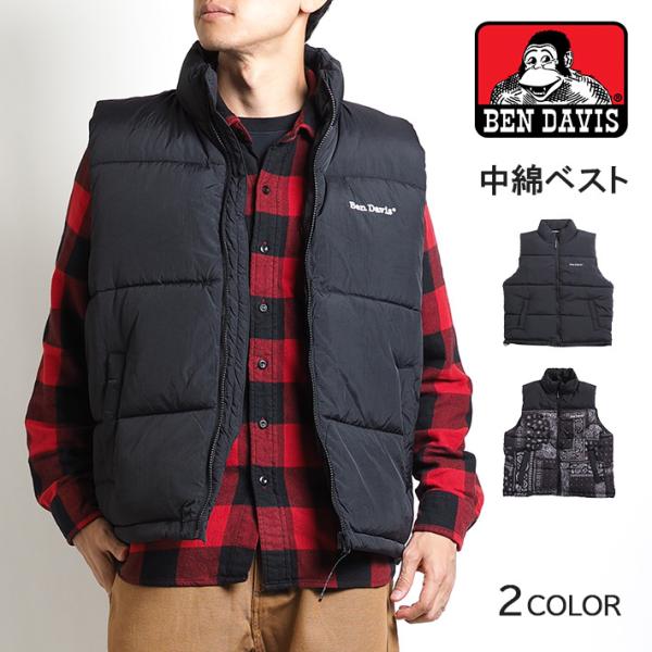 BEN DAVIS（ベンデイビス） 中綿 ベスト (T-23780009) メンズ
