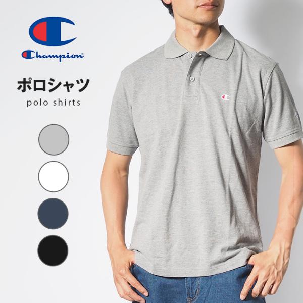 Champion CHAMPION チャンピオン ポロシャツ 半袖 鹿の子 ワン