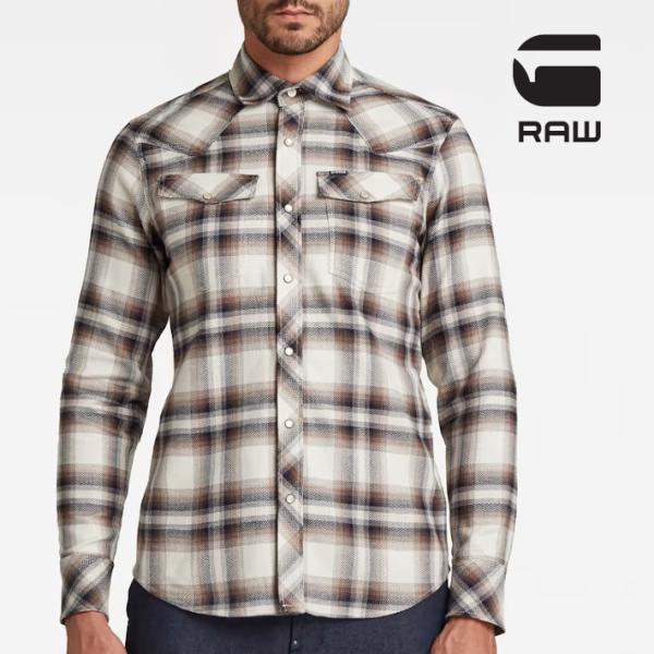 G-STAR RAW ジースターロウ チェックシャツ (D18952-C841-C841
