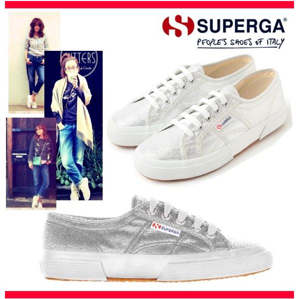 梨花さん愛用モデル Superga スペルガ シルバー ラメ S0010 2750 コットンキャンバススニーカー Cotu Classic Lamew Buyee 日本代购平台 产品购物网站大全 Buyee一站式代购 Bot Online