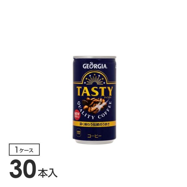 日本コカコーラ ジョージア テイスティ 185g 30本 缶 缶コーヒー コーヒー飲料 価格比較 価格 Com