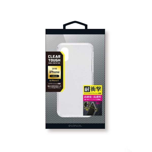 iPhone XS/X NAP[X ϏՌnCubhP[X CLEAR TOUGH ACtH v[g Mtg