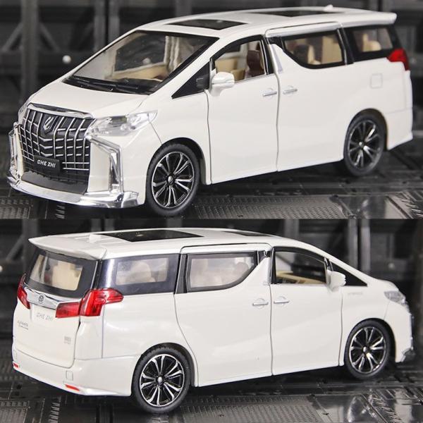 トヨタ アルファード 後期型 ミニカー 1/24 模型 ライト点灯