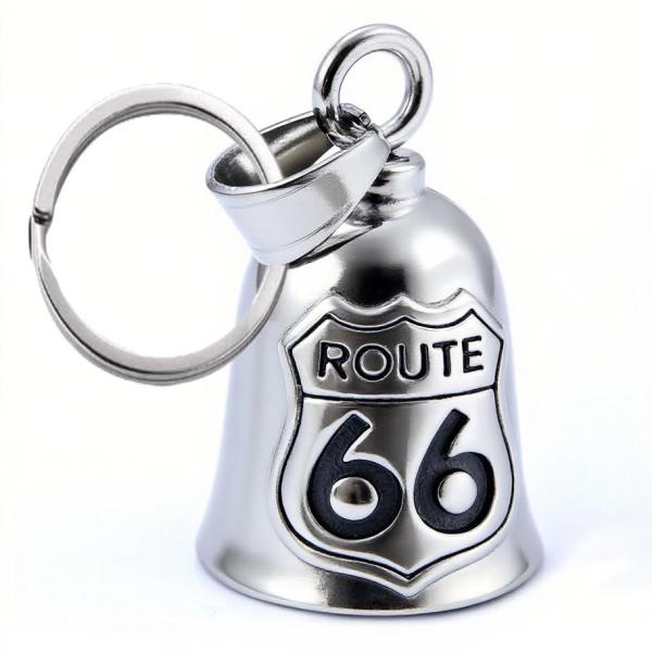 [49ers] ルート66 ROUTE66 メタルキーリング キーホルダー ガーディアンベル アメリカ雑貨 アメリカン雑貨