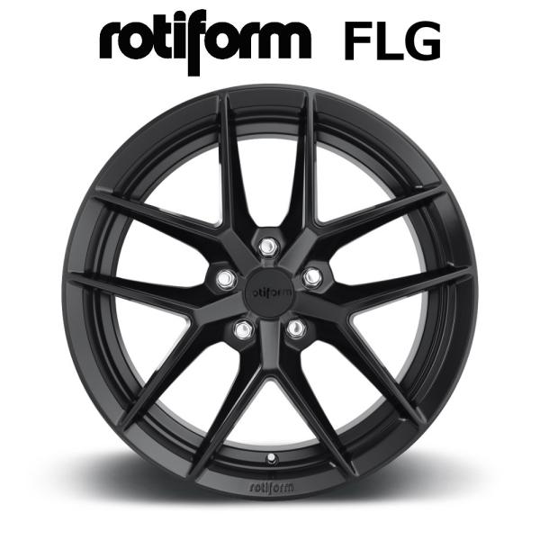 ROTIFORM FLG 19インチ 8.5 5H 112 +45 matte black 1本