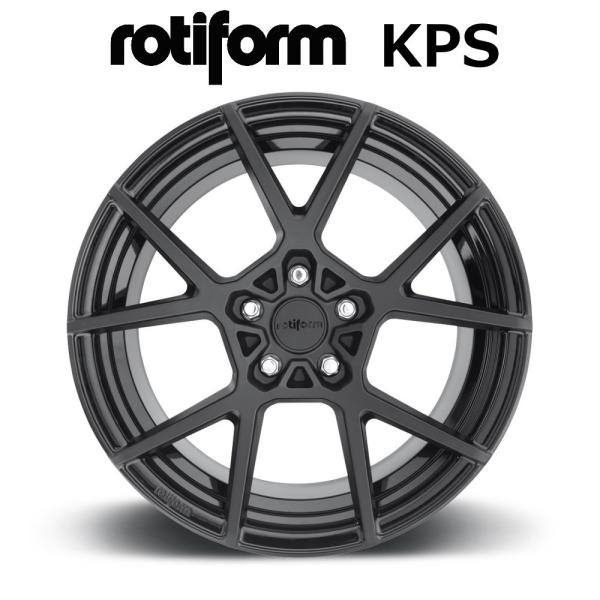 ROTIFORM KPS 20インチ 8.5 5H 112 +45 Matte black center glossy 