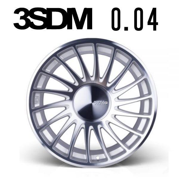 3SDM 0.04 18インチ 8.5 (304) LH 5H 112 +42 Silver / Cut face 1本