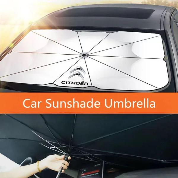 並行輸入品 シトロエンC1 C2 C4 C5 C3 C4L C8 ベルランゴ サラ ピカソ用 車用サンシェード フロントガラス傘型サンシェード