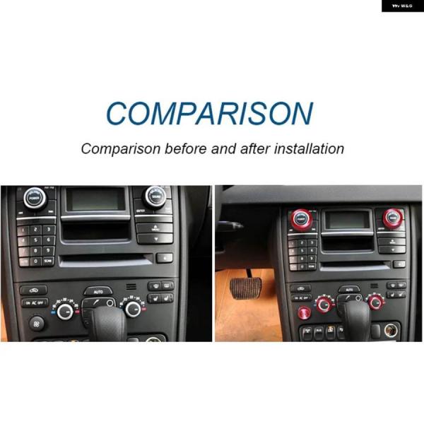 並行輸入品2008-2014年式 ボルボ XC90用 オーディオ サークル 装飾 カー ステッカー アクセサリー