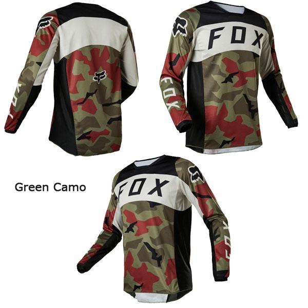 フォックス（FOX） オフロードジャージ 180 BNKR グリーンカモ/2XL