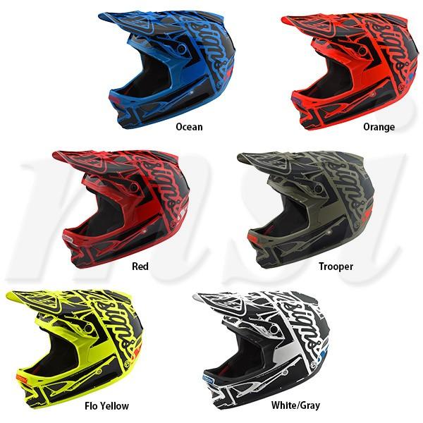 Troy Lee トロイリー 2018年 D3 ファイバーライト MTB/DH/BMX 自転車用 