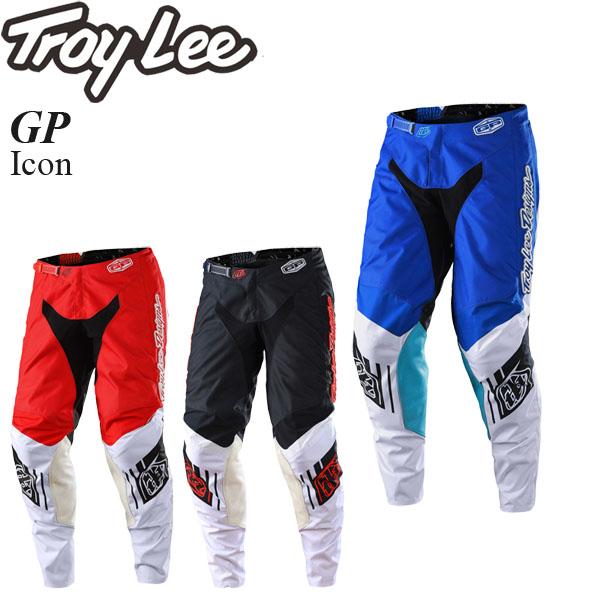 Troy Lee オフロードパンツ GP Icon レッド/38 : モータースポーツ