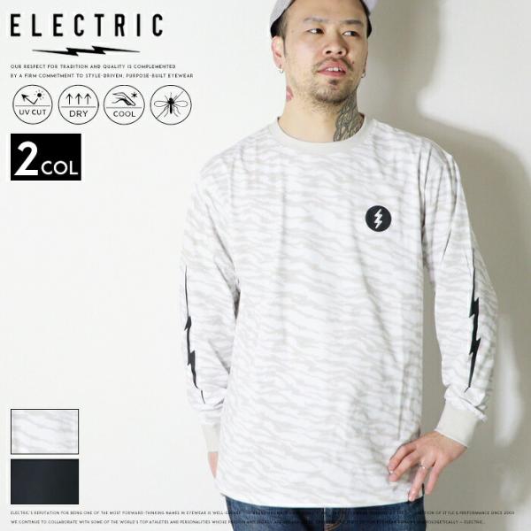 ELECTRIC VARIAL DRY L/S TEE エレクトリック ELECTRIC（エレクトリック） ロンT 長袖Tシャツ プリント 接触冷感