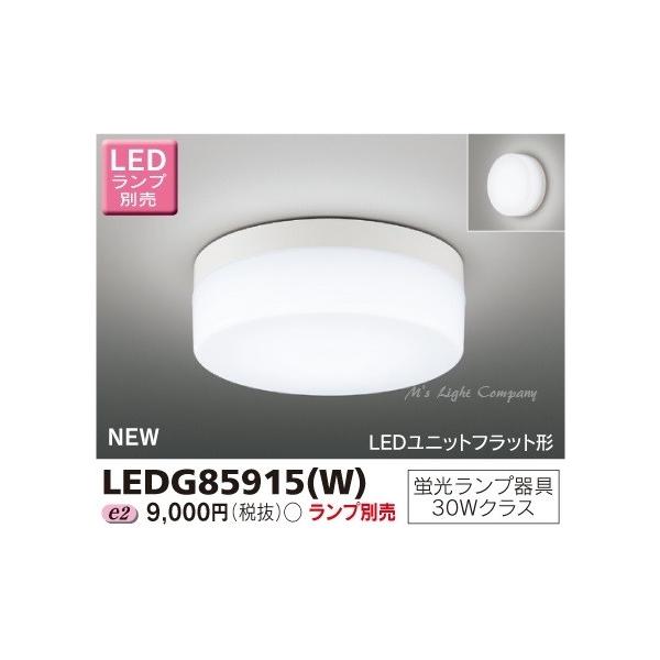 東芝 LEDG85915(W) LED屋外小形シーリング 防雨形 蛍光灯30W